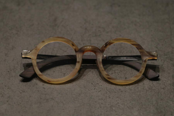 RIGARDS*ZIGGY CHEN camouflage frosted clear glasses RG0161ZC